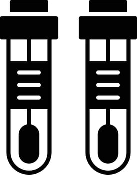 Blood Test Creative Icon Design vector