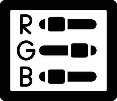 Rgb Creative Icon Design vector