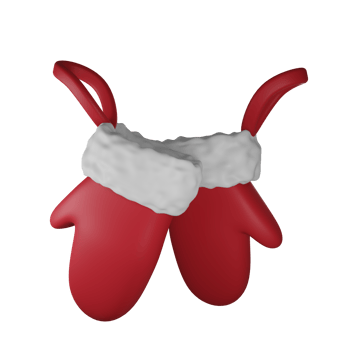 Winter 3d render illustration object png