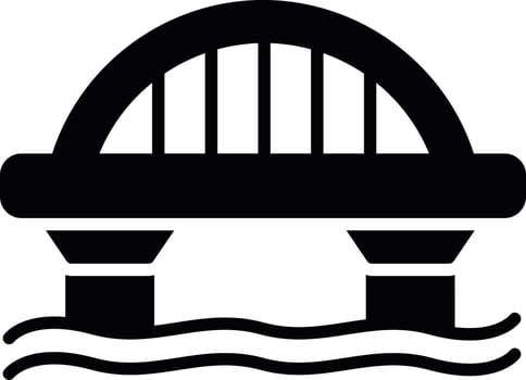 Bridge Creative Icon Design vector