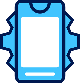 flat style smartphone icon png