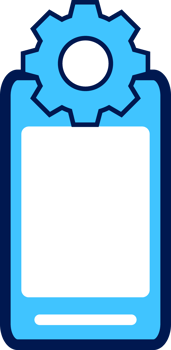 flat style smartphone icon png