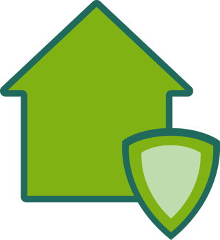 flat style home icon png