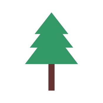 Fir tree logo vector design for christmas