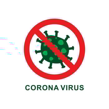Anti virus icon vector