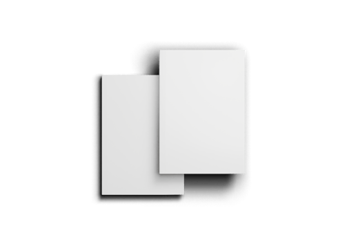 Magazine and book cover mockup png
