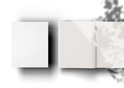 Cover and inner magazine mockup png