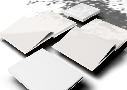 Cover and inner magazine mockup png