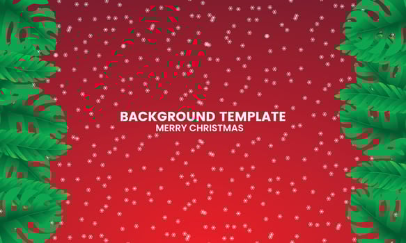 Christmas red background, vector illustration.