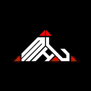 MHL letter logo creative design with vector graphic, MHL simple and modern logo.