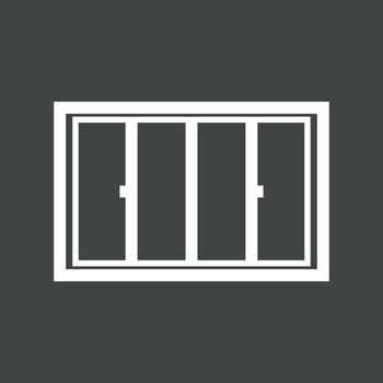 Windows Line Inverted Icon vector