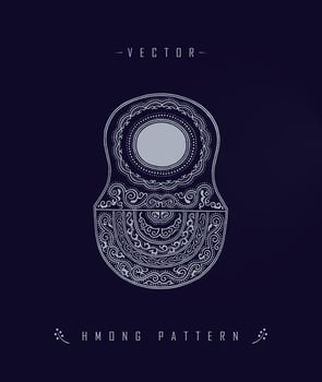 Chinese traditional art patterns vector