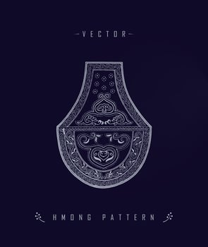 Chinese traditional art patterns vector