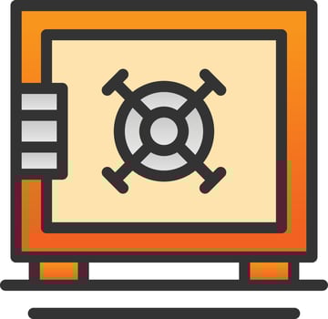 Safebox Vector Icon Design