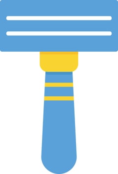 Razor Blade Creative Icon Design vector