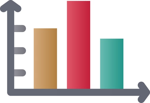 Column Chart Vector Icon Design