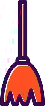 Broom Vector Icon Design