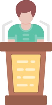 Witness Creative Icon Design vector