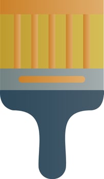 Brush Vector Icon Design