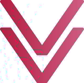 Angle Double Down Vector Icon Design