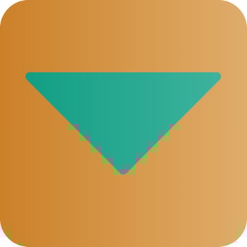 Caret Square Down Vector Icon Design