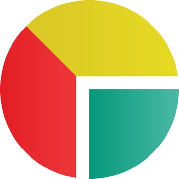 Chart Pie Vector Icon Design