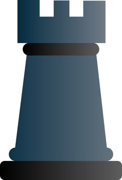 Chess Rook Vector Icon Design