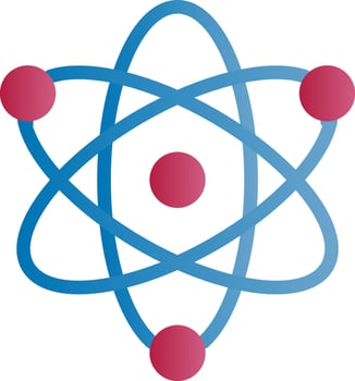 Atom Vector Icon Design