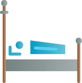Bed Vector Icon Design