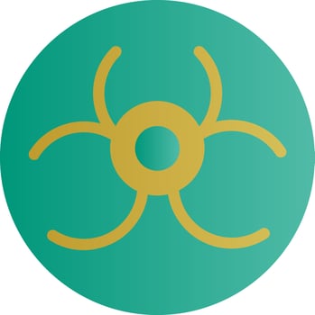Biohazard Vector Icon Design