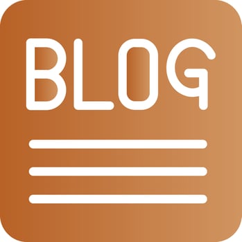 Blog Vector Icon Design