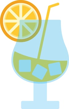 Martini Creative Icon Design vector