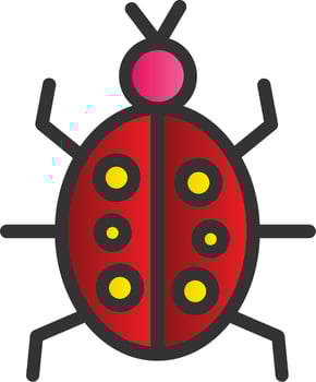Bug Vector Icon Design