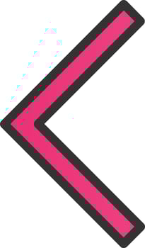 Chevron Left Vector Icon Design