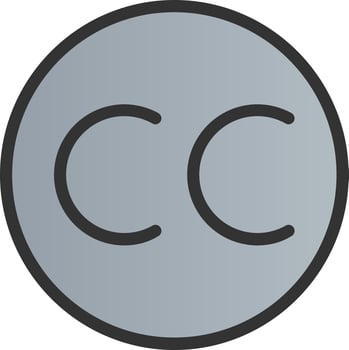 Closed Captioning Vector Icon Design