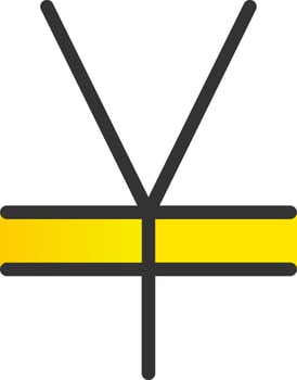 Yen Sign Vector Icon Design