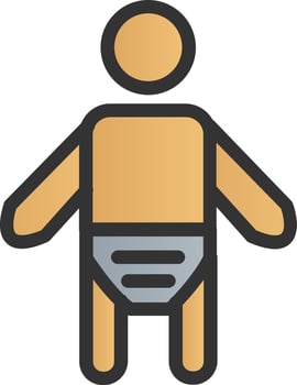 Baby Vector Icon Design