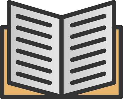 Book Open Vector Icon Design