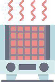 Heater Creative Icon Design vector