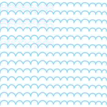 Blue wave pattern on white background. vector