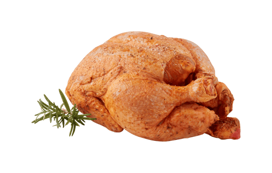 whole fresh Raw chicken with cut out isolated on background transparent png