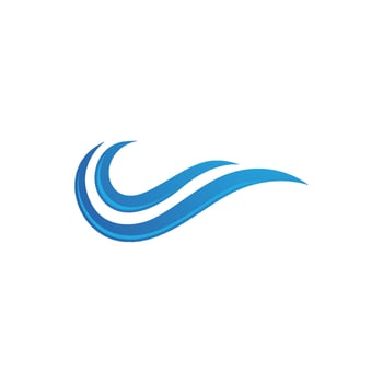 Water wave icon vector
