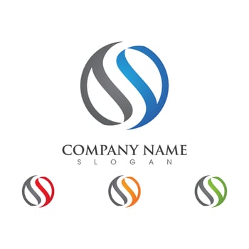 Business corporate S letter logo vector