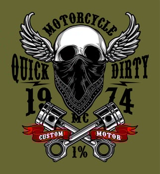 biker vector template