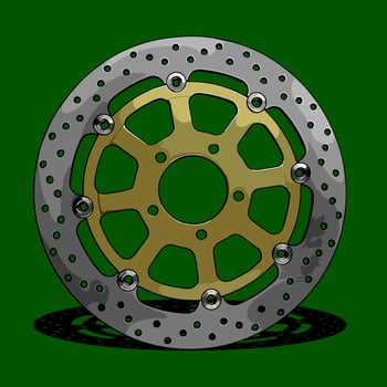 disc brake motorcycles vector template