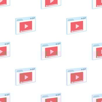 Video movie media player pattern seamless vector