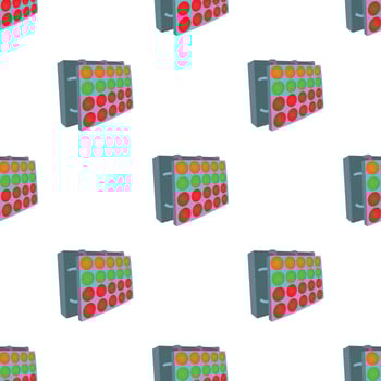 Start lights in race pattern seamless vector