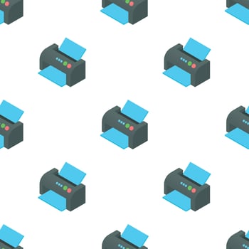 Printer pattern seamless vector