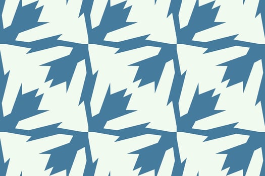 Winter Snowflake Christmas Seamless Pattern vector