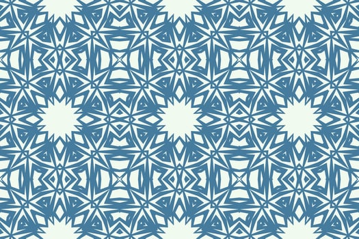 Winter Snowflake Christmas Seamless Pattern vector
